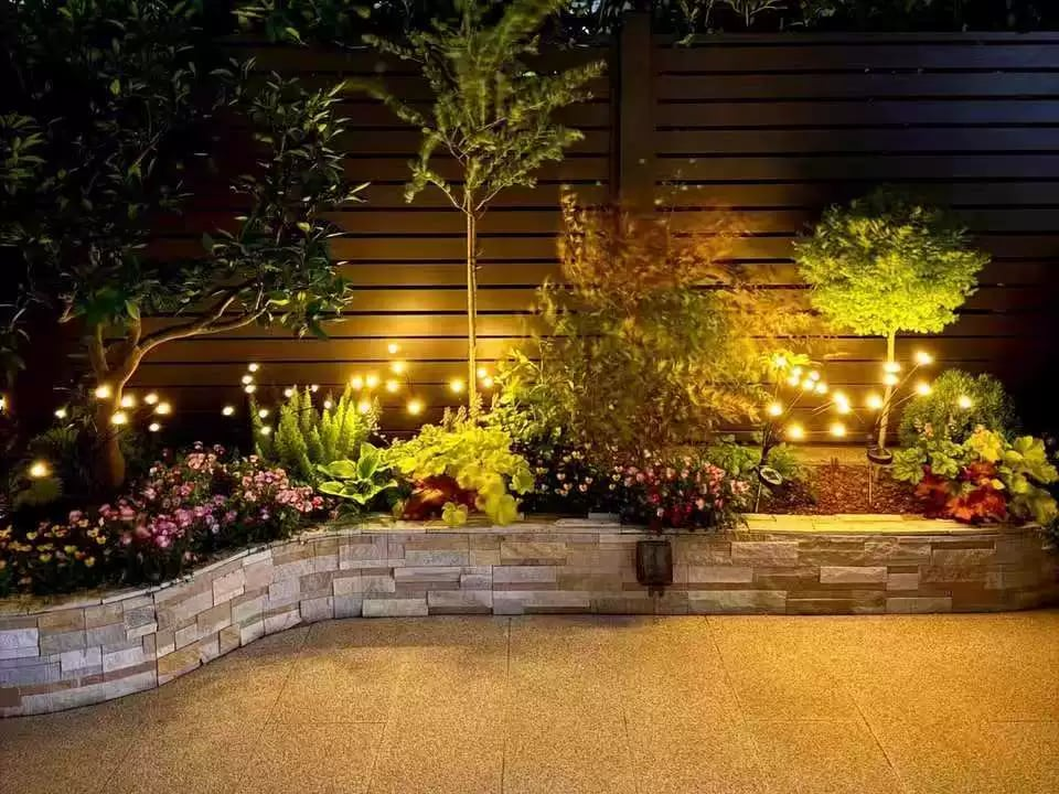 SolaBloom: Solar Firefly Garden Stake Lights